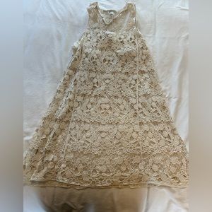 Lauren Conrad Cream Mini Dress or Coverup - NWT